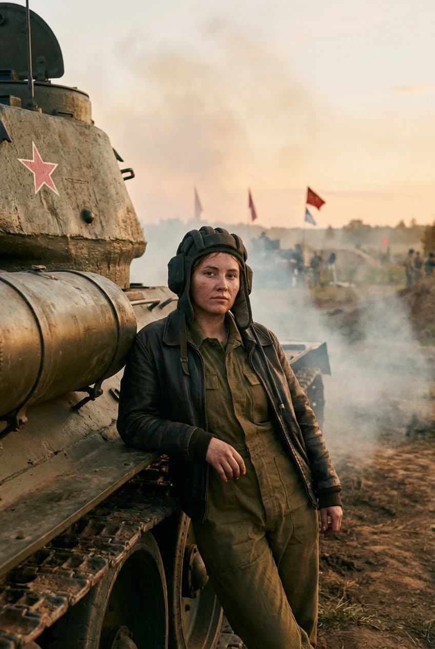 23 февраля — пример ИИ-портрета из фотобудки