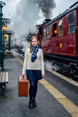 Хогвартс: Платформа — ИИ-портрет для фотобудки