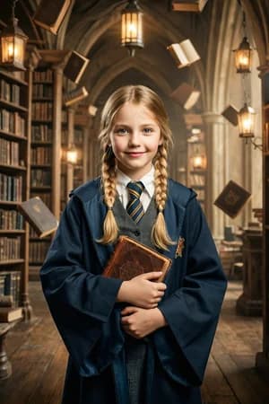 Хогвартс: Книга заклинаний — ИИ-портрет для фотобудки