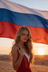 Россия: стиль 2 — ИИ-портрет для фотобудки