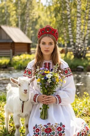 Русские сказки: Алёнушка — ИИ-портрет для фотобудки