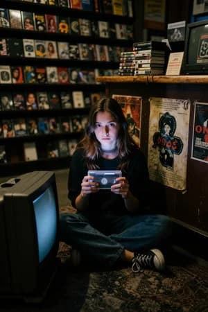 Тренды: VHS-кассета — ИИ-портрет для фотобудки