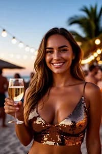 Пляж и отдых: стиль 8 — ИИ-портрет для фотобудки