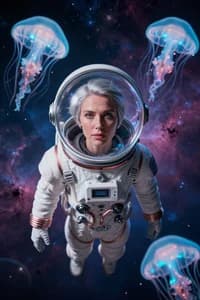 Космос: стиль 10 — ИИ-портрет для фотобудки