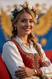 Россия: стиль 3 — ИИ-портрет для фотобудки
