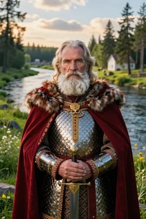 Русские сказки: Илья Муромец — ИИ-портрет для фотобудки