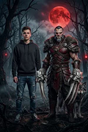 Dota 2: Ликантроп — ИИ-портрет для фотобудки