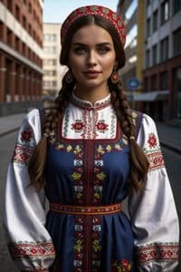 Старорусские: стиль 18 — ИИ-портрет для фотобудки