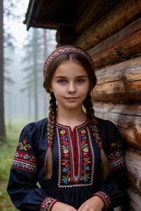 Старорусские: стиль 23 — ИИ-портрет для фотобудки