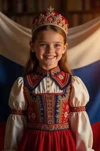 Россия: стиль 1 — ИИ-портрет для фотобудки