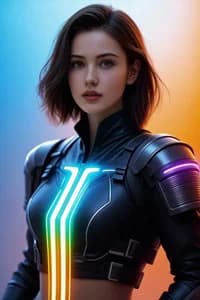 Киберпанк: стиль 10 — ИИ-портрет для фотобудки